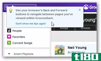 grooveshark允许您在线流媒体和共享您的音乐