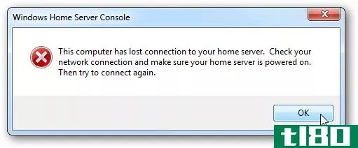 从控制台关闭或重新启动windows home server