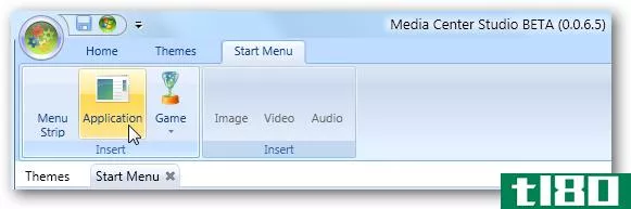 使用media center studio自定义windows media center的“开始”菜单