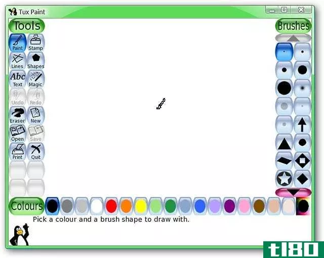 tux paint–为您的孩子设计的一个很棒的图像程序
