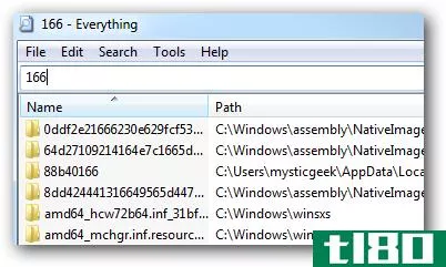 一切都是一个了不起的实用工具，找到文件和文件夹立即在windows中