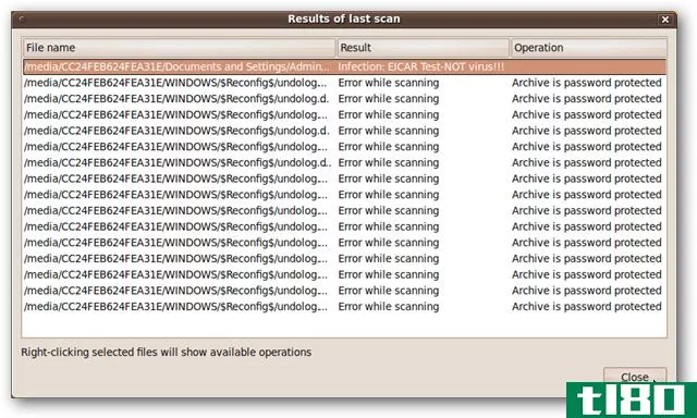 从ubuntu live cd扫描windows pc中的病毒