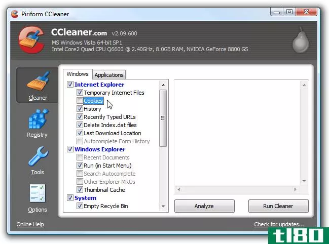 将ccleaner设置为每晚在Windows7、vista或xp中自动运行