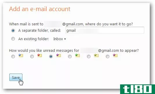 如何将任何pop3电子邮件帐户添加到hotmail