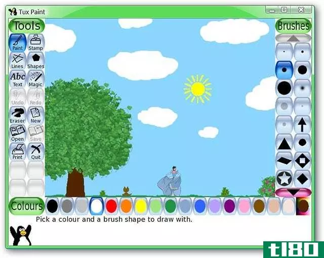 tux paint–为您的孩子设计的一个很棒的图像程序
