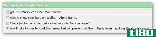 在firefox中合并wolfram alpha和google搜索结果