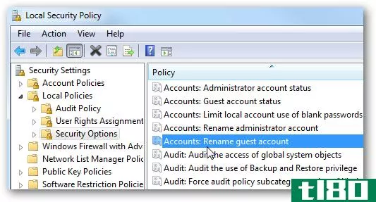 在Windows7中重命名来宾帐户以增强安全性