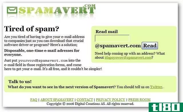 使用spamavert保护您的电子邮件帐户不受垃圾邮件的影响
