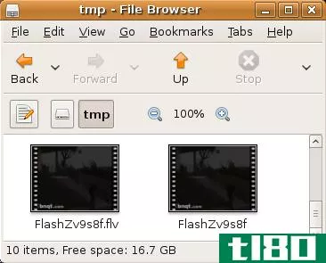 在linux中保存flash视频