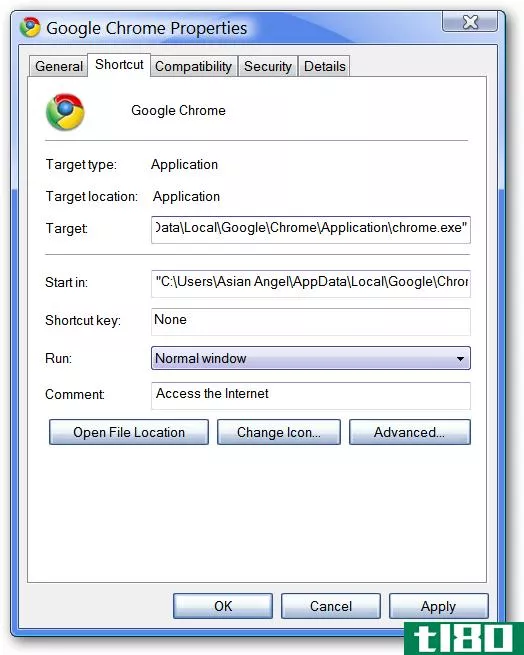 使用google chrome中的工具栏按钮访问书签