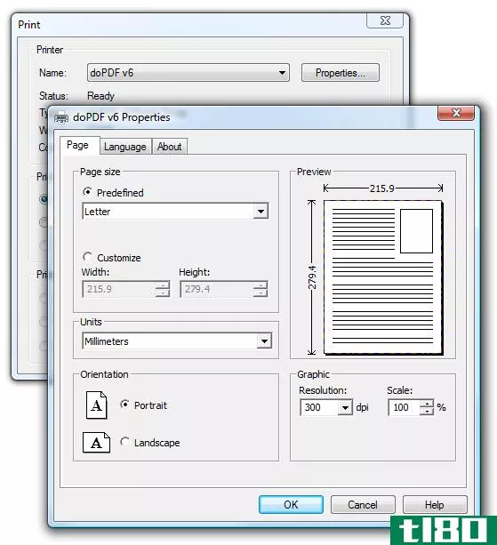 如何在windows vista上打印到pdf文件