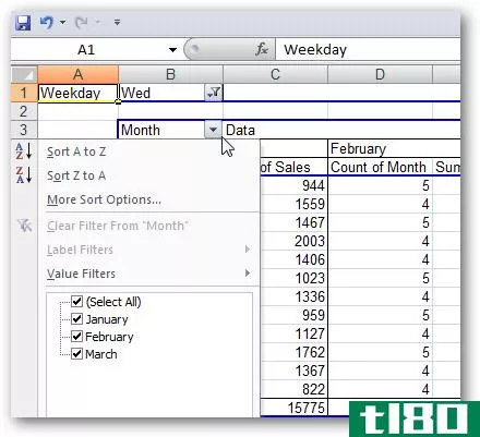 如何在Excel2007中创建透视表