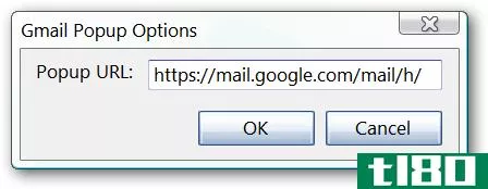 在弹出窗口中打开您的gmail帐户
