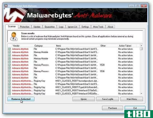使用malwarebytes的反恶意软件快速删除恶意软件
