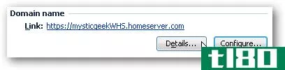 在windows home server中设置远程访问