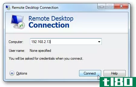 使用远程桌面访问小型办公室或家庭网络上的其他计算机
