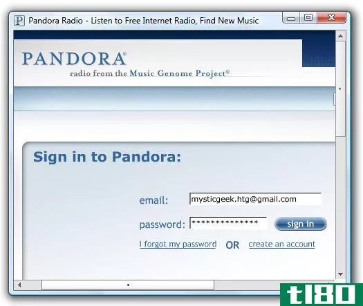 潘多拉新的流媒体音频桌面应用程序（测试版）