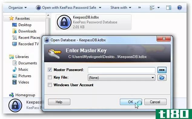 使用keepass安全存储密码