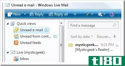 将gmail添加到windows live mail
