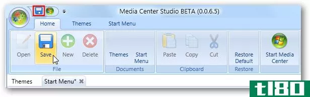 使用media center studio自定义windows media center的“开始”菜单