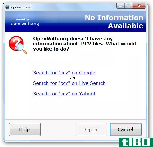打开隐藏的文件类型openwith.org网站桌面工具