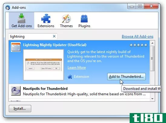 我们来看看mozilla Thunderbird3.0