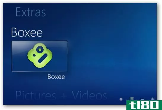 在Windows7中将boxee与media center集成