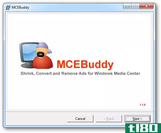 使用mcebuddy 2x在windows 7 media center中转换视频并删除广告