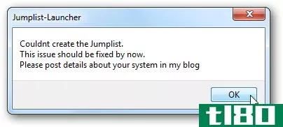 使用jumplist启动器整合windows 7任务栏