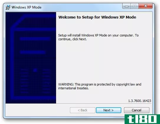 在没有硬件虚拟化的Windows7机器上运行xp模式