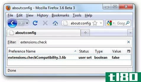 如何强制扩展与Firefox3.6兼容+