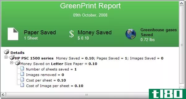 绿色计算：节省墨水和纸张与绿色印刷世界版