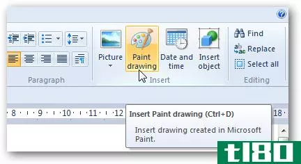 Windows7中写字板和绘图的新功能