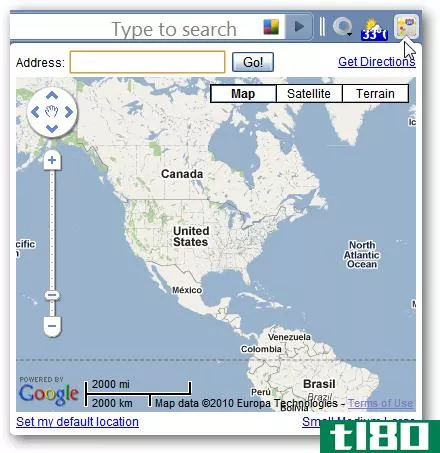 在googlechrome中查看地图并获取方向