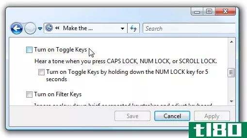 为什么我按下大写锁定键时电脑会发出噪音？