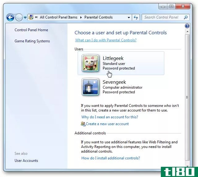 如何在Windows7中使用家长控制