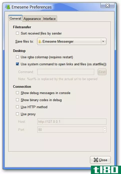 将windows live messenger替换为emesene