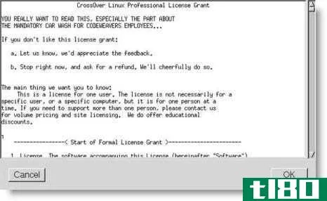 license agreements