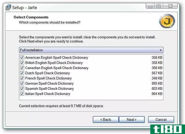使用jarte获得一个功能强大的流线型文本编辑器