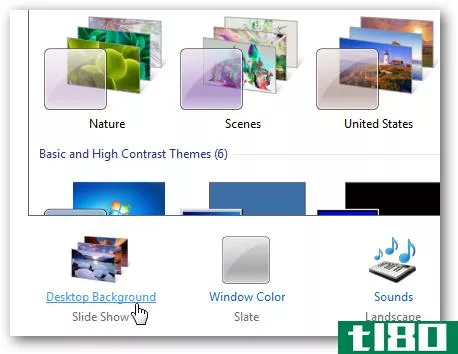 学习Windows7：桌面主题和背景