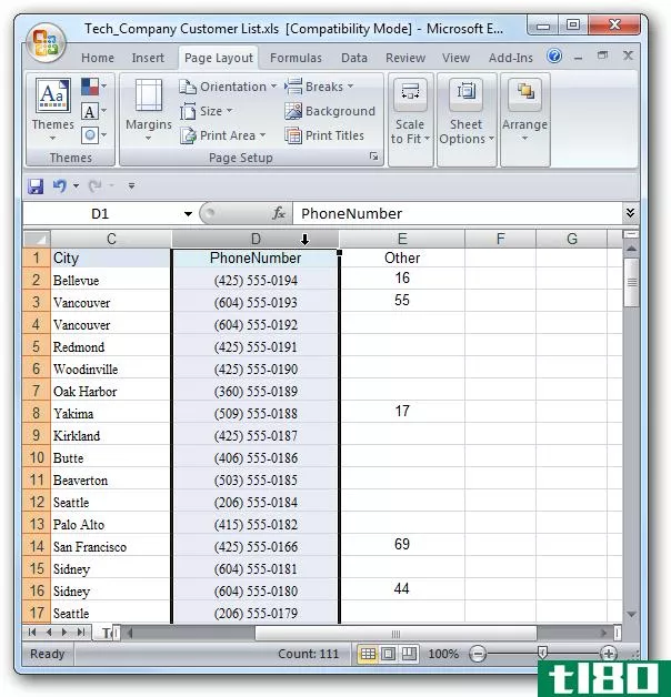 使用条件格式在Excel2007中查找重复数据