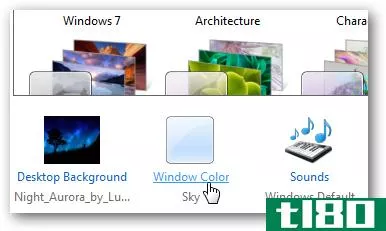 学习Windows7：桌面主题和背景