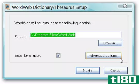 使用wordweb享受按需词典和词库功能