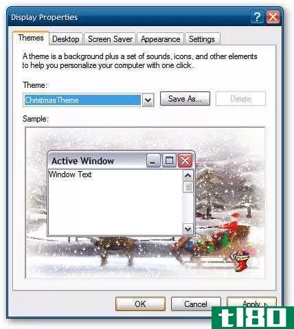 用圣诞主题装扮你的xp电脑以迎接假期