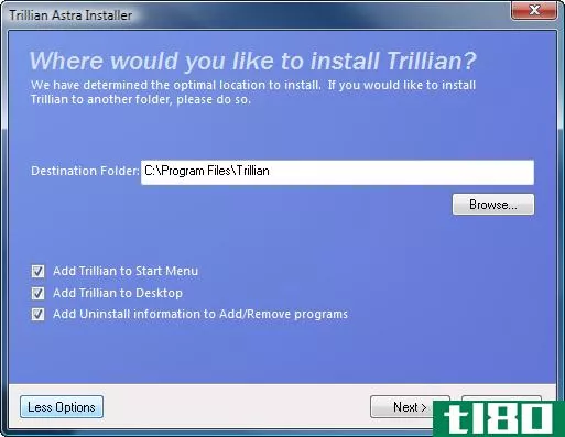 trillian astra v4.0a，包括屏幕截图