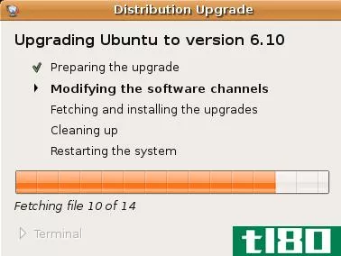 使用update manager将ubuntu从dapper升级到Edge