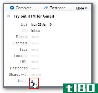 在chrome中向gmail添加“记住牛奶”任务窗格