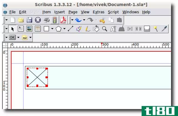scribus是一个用于linux的桌面艺术发布工具