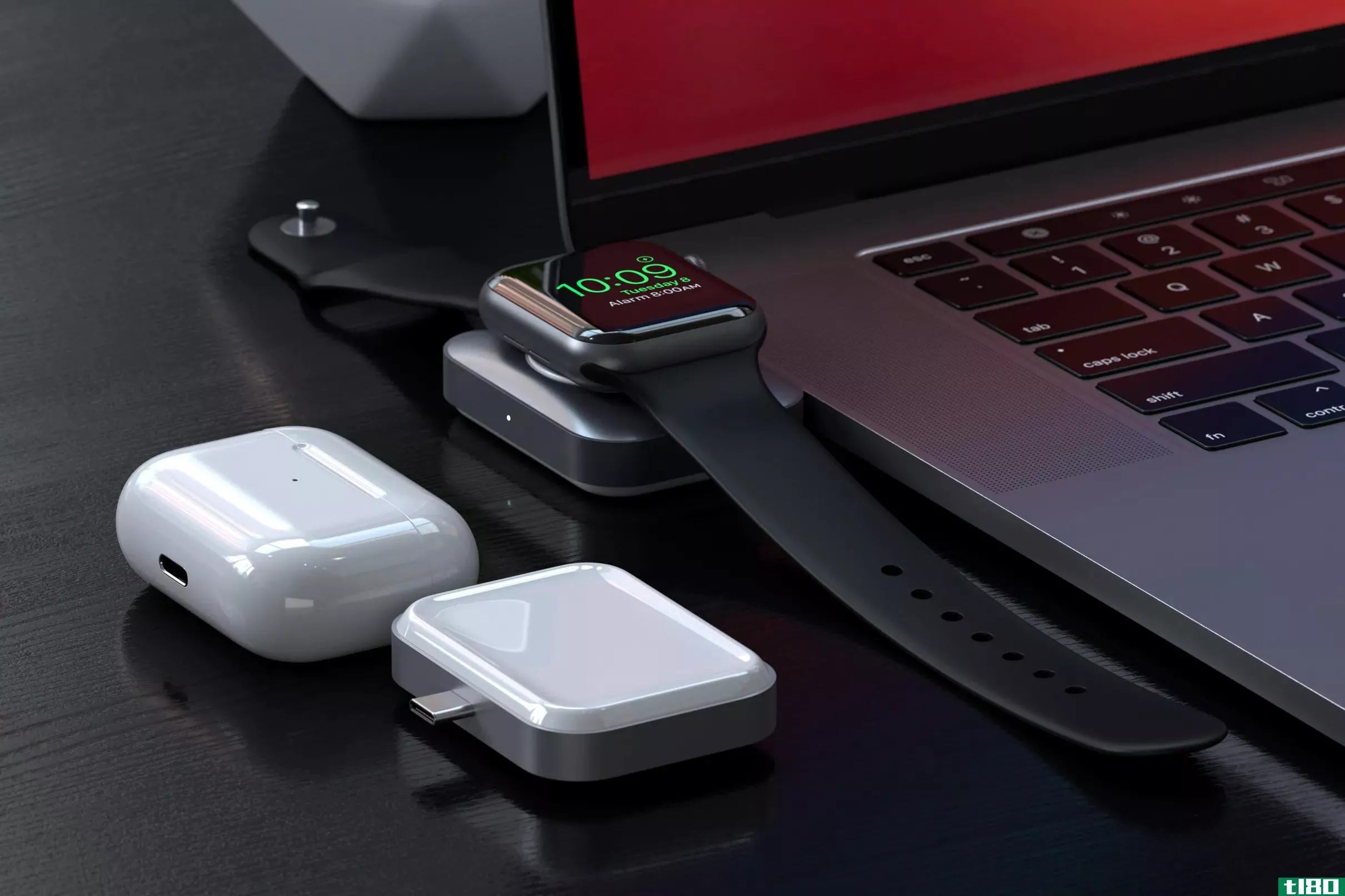 satechi的新型微型双面无线充电器可以为您的苹果手表或airpods充电