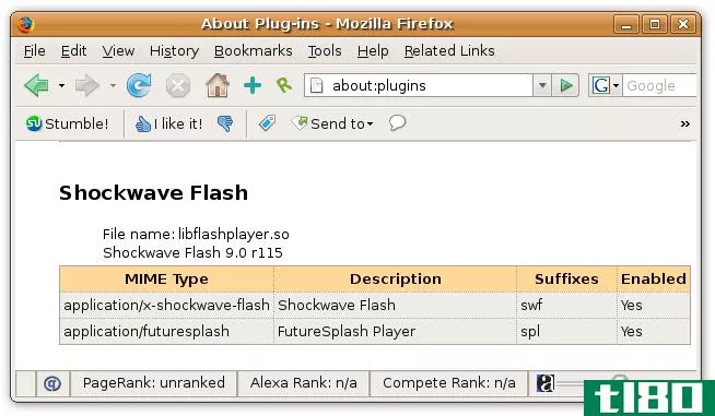 在ubuntu gutsy上安装firefox中的flash播放器